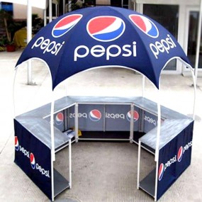 Pavilion for Sales Stands – Custom Printed Hexagonal Te...