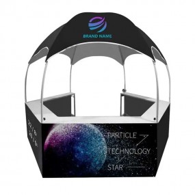 Pavilion for Sales Stands – Custom Printed Hexagonal Te...