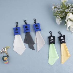 Custom Microfiber Cleaning Cloth Keychains with Logo – ...