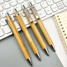 Custom Bamboo Pens with Logo | Personalized Bamboo Pens...