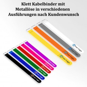 Custom Velcro Cable Ties with Metal Eyelet – Branded Ho...