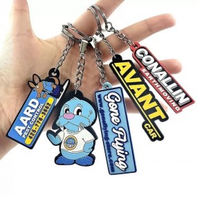 Custom Silicone Keychains with Logo – Personalized Rubb...